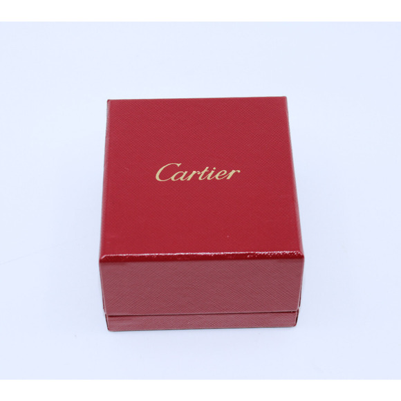 A5 Authentic CARTIER Red Empty Outer Ring Box 3.5” x 3” x 2” - Picture 1 of 4